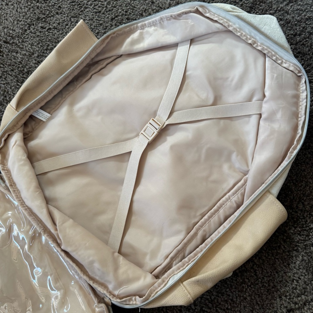 BEIS - The Travel Backpack 
in Beige - Picture 7 of 9
